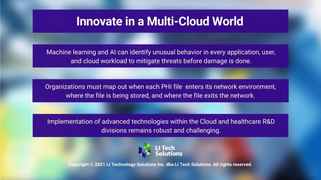 Callout 4- blurred background-Innovate in a Multi-Cloud World-3 text boxes