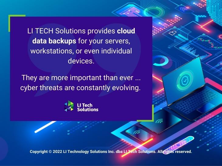 Callout 4: Cloud technology database - LI Tech Solutions provides cloud data backup