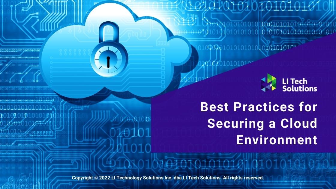 Featured: Cloud computing security concept - Best Practices for Securing a Cloud Environment
