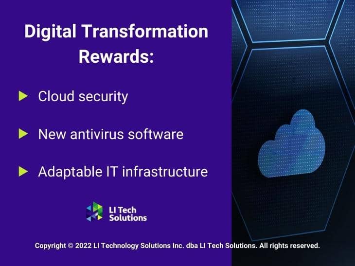 Callout 2: Cloud technology icon - Digital transformation rewards