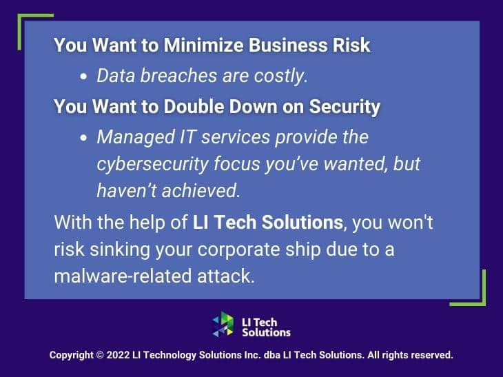 Callout 4: Minimize business risk and double down on security with managed services providers like LITech Solutions