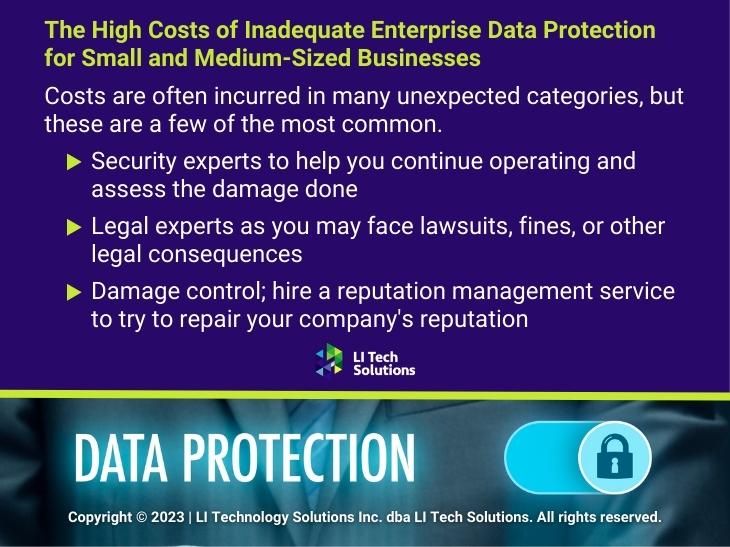 Callout 3: Data protection concept- the high cost of inadequate enterprise data protection for small and medium-sized businesses