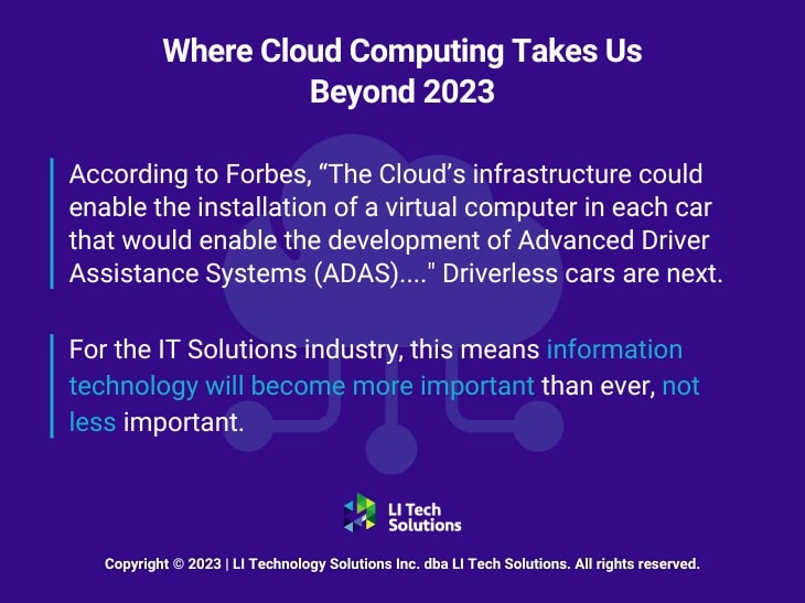 Callout three: where cloud computing takes us beyond 2023- facts from text