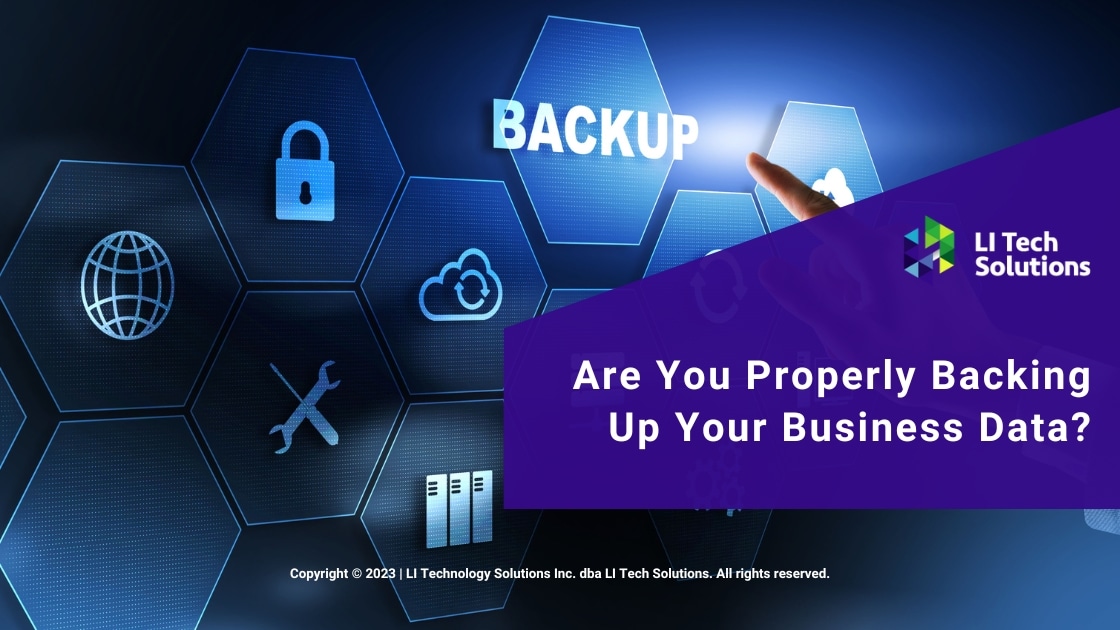Featured: Backup data internet technology business concept- Are you properly backing up your business data?