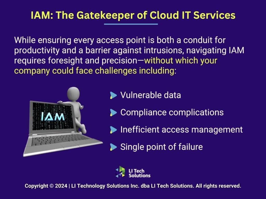 Callout 2: IAM fingerprint entry 3D- IAM- gatekeeper of cloud IT services- 4 points listed