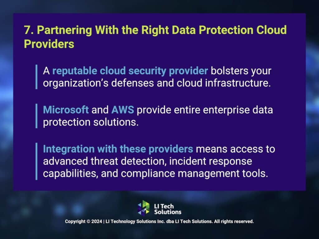 Callout 5: Partner with the right data protection cloud providers- 3 facts