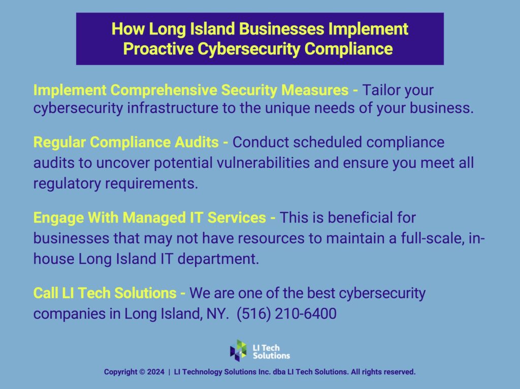 Callout 4: Four ways LI Tech Solutions implements proactive cybersecurity compliance
