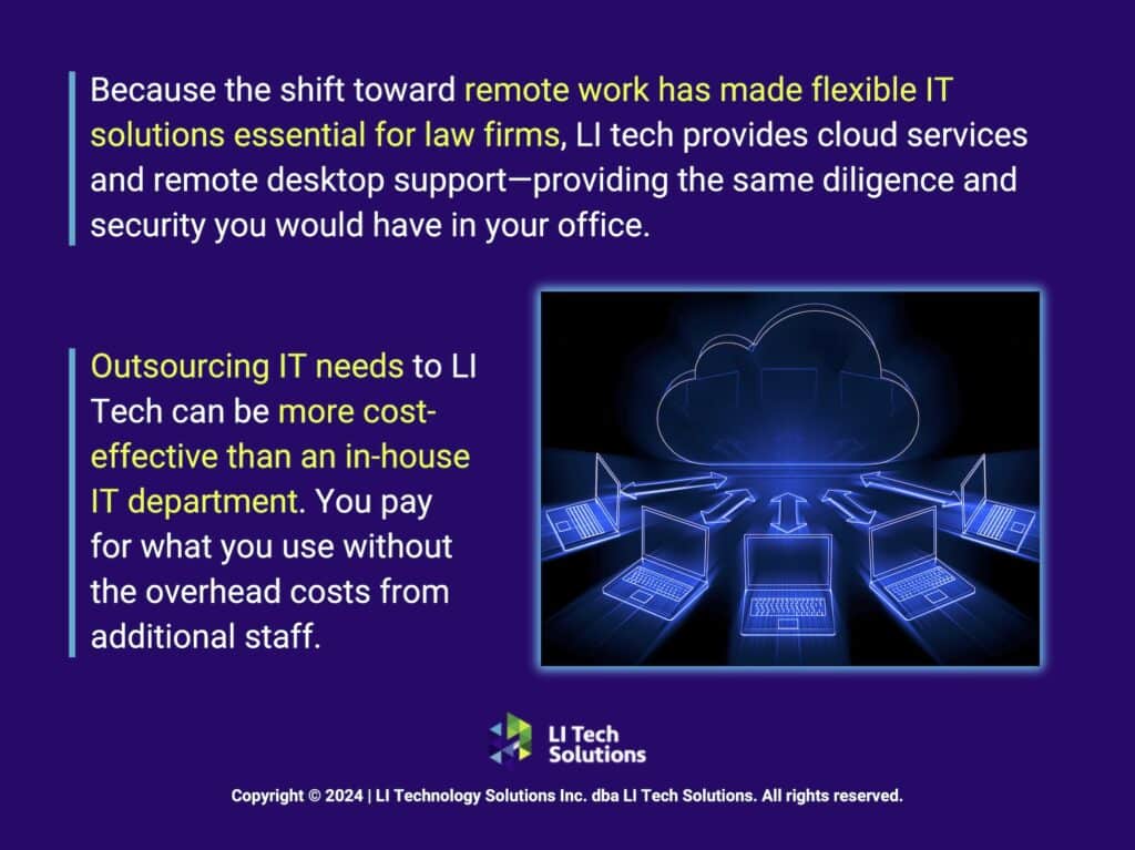 Callout 2: Cloud computing concept- Two facts about flexible IT solutions for law firms