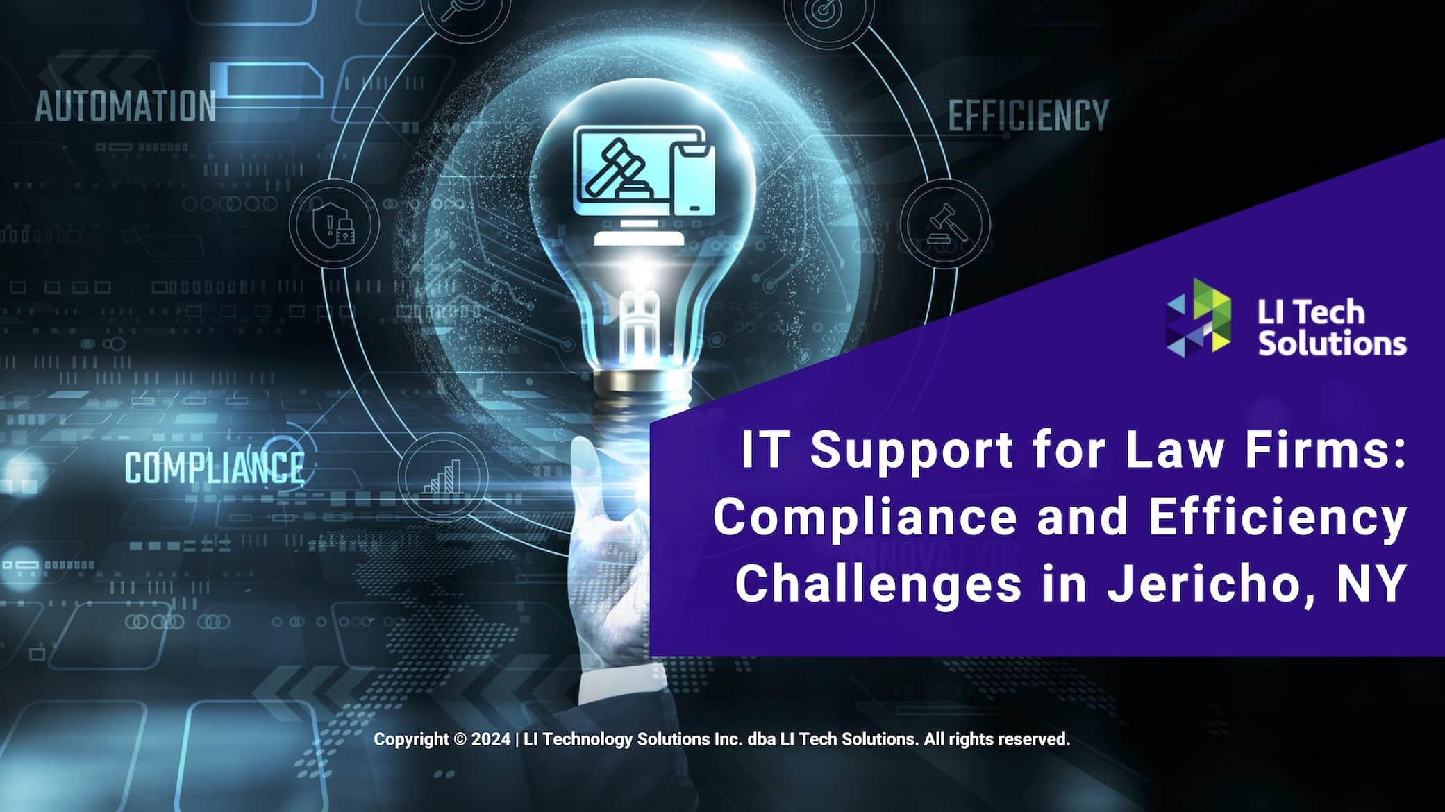 Featured: compliance concept for legal technology network- IT support for law firms: compliance and efficiency in Jericho, NY