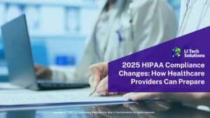 Featured: Medical professional working at desk - 2025 HIPPA Compliance Changes: How Healthcare Providers Can Prepare