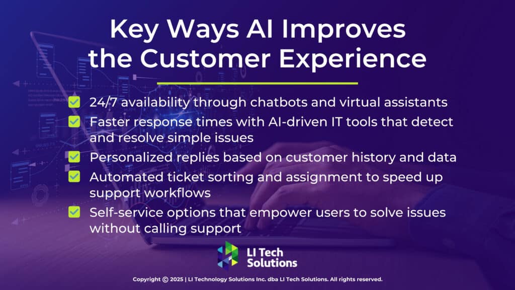 Five key ways AI improves the customer experience.
